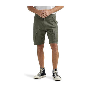 Pantalones cortos elásticos Cargo de alta tendencia personalizados con múltiples bolsillos para hombre, calidad Premium 100% algodón, patrón sólido, antiarrugas medio - Product Image 1