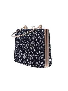 กระเป๋าคลัทช์ปักลายพร้อมกระจกและงานหัตถกรรมอินเดียกระเป๋าคลัทช์ปักลายกระเป๋าปาร์ตี้และงานแต่งงาน - Product Image 3