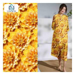 Vicose Print 30s 32S 45S 5d Efecto Fabricante Precio 100% Viscosa Floral Impreso 100 Rayón Impresión digital Vestido Tela - Product Image 4