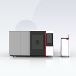 Chống ô nhiễm Máy cắt thép không gỉ tấm kim loại cắt đóng cửa tổng đài hai sàn sợi <span class=keywords><strong>Laser</strong></span> máy cắt 6025 - Product Image 1