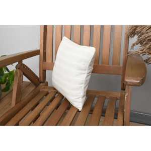 Beige Ikat Patchwork Laine Oreiller 12x12 Pouces Design Rustique Tissé Technique Premium Style Vintage Coussin Décoratif pour Literie - Product Image 3