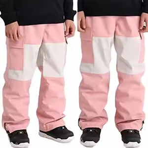 Ski Baggy pantalon neige haute rue Cargo jambe large ample Streetwear snowboard neige pantalon nouveau femmes imperméable Ski pantalon - Product Image 3