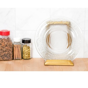 Chất lượng cao độc đáo ấn độ phong cách sắt tấm đứng trang chủ trang trí Rack hiển thị cho nghệ nhân chủ món ăn tấm vật liệu kim loại - Product Image 1