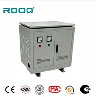 Transformateur sec triphasé basse tension 75 kVA, boîtier métallique, bobine en aluminium à double enroulement, 440-460-480V/208(120)V