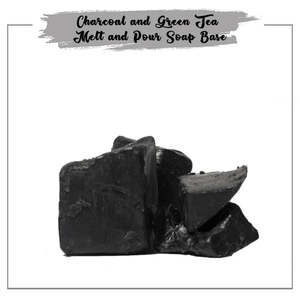 Handmade Charcoal and Green Tea Melt and Pour <b>Soap</b> Base Solid Lemon Scented Bar <b>Soap</b> with Whitening and Antiseptic Features - Product Image 2
