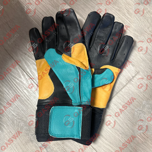 Gants de frappeur de baseball en cuir de qualité supérieure antidérapant Logo personnalisé et conception Gants de frappeur - Product Image 3