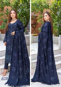 Top marque 2025 collection laine vêtements de fête costumes pour femmes inde et pakistan style vêtements haute qualité femmes salwar kameez - Product Image 3