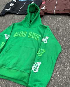 Sudaderas con capucha informales de invierno para hombre, Color sólido, 100% algodón, diseño de bolsillo de ajuste Regular, ropa de moda de alta calidad - Product Image 2