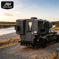 Cabine Camper para Caminhonete, Módulo de Moradia para Caminhonete 4x4, Cabine Pop-up, Cabine Hilux, Caixa Camper Deslizante