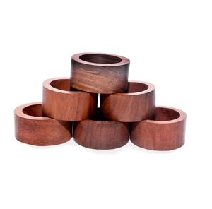 Porte-rond de serviette Vaisselle Porte-rond de serviette en bois personnalisé Design personnalisé nouvelle arrivée disponible au prix le moins cher - Product Image 3