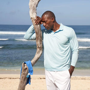 Camisa Casual Unisex de Manga Larga, Logotipo Personalizado, Suministro ODM, Transpirable, de Poliéster de Punto, de Secado Rápido - Product Image 4