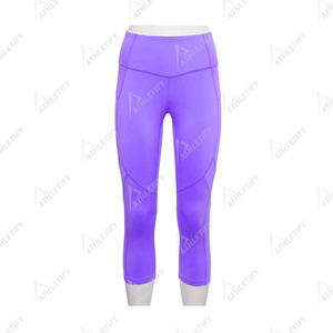 Leggings de yoga taille élastique en vrac-collants de compression taille haute pour femmes-fournisseur d'usine de vêtements de gymnastique, de course et de fitness - Product Image 4