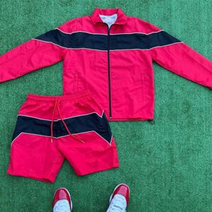 Prince Industry nouveau hommes chaud coupe-vent survêtement réfléchissant coupe-vent veste de course léger Performance entraînement Sport - Product Image 1