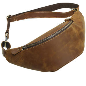 Sac de taille en cuir véritable de luxe, design floral vintage, forme de boîte, élégant, bandoulière, poitrine, portable, fermeture éclair, panneau, usage quotidien - Product Image 3