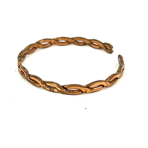 Vintage <b>Copper</b> Braided Cuff <b>Bracelet</b> - My40YearCollection - Product Image 1