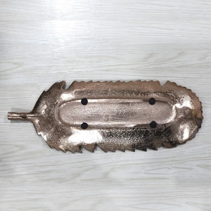 Plateau de service et plat à biscuits Snacks Plateau de service Plateaux décoratifs nickelés Prix bon marché - Product Image 5