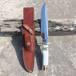 Couteau de chasse Bowie à pointe tombante PRESTIGE BLADES, acier Damas, fabrication artisanale, service OEM ODM de haute qualité, personnalisable en gros - Product Image 1