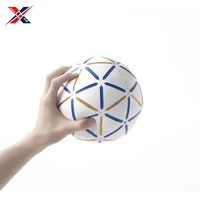 Balón de Fútbol Profesional de Alta Calidad para Adultos, Personalizado en Color, de Cuero PU Grueso, con Cámara de PVC Ecológica Resistente al Agua y Logotipo, para Exteriores