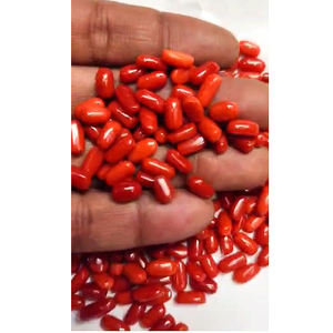 ปะการังอิตาลีธรรมชาติขนาด8มม. ถึง10มม. 125ชิ้นทรงหลังเบี้ยทรงสี่เหลี่ยม251 CTS ล็อตหนึ่งในนั้นมีคุณภาพดีพลอยแท้ราคา288 $ เรา - Product Image 2