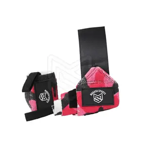 Your Logo Wrist Wraps Weightlifting Power lifting Cross Training Bodybuilding with Thumb Loop Professional Grade for Gym Workout