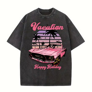 Fabricant direct 100% coton T-shirts pour hommes de qualité supérieure et durables pour une utilisation en extérieur Poids du tissu de 260 grammes - Product Image 1