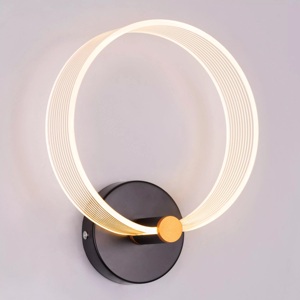 Lampe murale en métal au design géométrique moderne pour les chambres d'hôtel, la décoration de la maison, les chambres à coucher - Utilisation en intérieur, design unique - Product Image 5