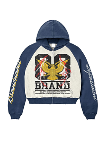 Custom Printing And Embroidery Streetwear <b>Hoodie</b> <b>Y2K</b> Oversized Fit Heavyweight Washed Fabric Streetwear Fashion - Product Image 6