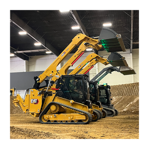 Cargadora deslizante usada para gatos proveedor al por mayor precio de fábrica exportación OEM máquina de construcción compacta - Product Image 3