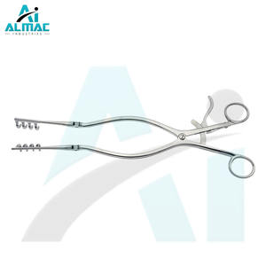 Retractor Beckman más vendido de ALMAC, retractor de brazos con bisagras, instrumento quirúrgico para cirugía plástica, ortopédico Espinal, con dos brazos - Product Image 1
