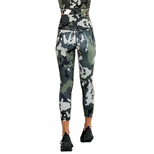 Women's Plus Size Heat-Transfer Printed Yoga Set 3-Piece Slim Fit Workout Clothing Spandex/Nylon for Gym Fitness - Product Image 4