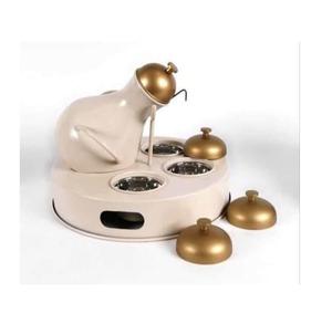 Plat de service chauffant en acier inoxydable à gaz, style calligraphie arabe, pour décoration de l'Aïd, taille personnalisée, design de casserole, pour hôtel - Product Image 4