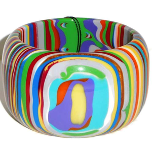 Bouton de manchette artisanal personnalisé hautement poli style vintage bracelet joint en résine de mode pour les femmes bijoux en résine - Product Image 1