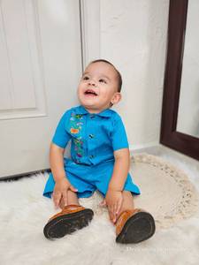 Conjuntos de ropa informal para bebés de alta calidad, conjuntos para bebés, ropa de verano con botones en los hombros, trajes para bebés, camiseta - Product Image 3