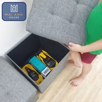 MA05 Boîte de rangement pouf pliable moderne pour livres, jouets pour enfants, articles divers, prix d'usine personnalisé, organisation de stockage à domicile