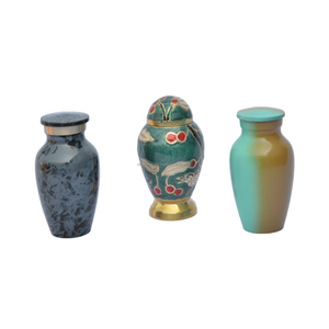 Urnas de cremación con diseño metálico, urnas pintadas con acabado de diseño, Token, urnas para funerario y cenizas, decoración del hogar, urnas baratas - Product Image 3