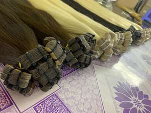 Cinta en cabello Real, extensiones de cabello humano 100% vietnamita, en mechones de cabello, precio de fabricante - Product Image 5