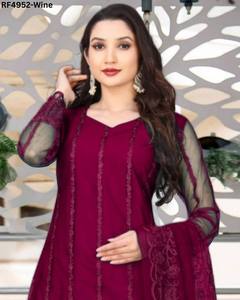 Ensemble Reeta Fashions Floral Kurti en mélange de coton ethnique avec Chanderi Dupatta Parfait pour la conservation au détail et les célébrations - Product Image 2