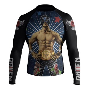 High-Performance Printed Rash Guards 4-Way Stretch Chlorine-Resistant <b>Low</b> MOQ - Product Image 4