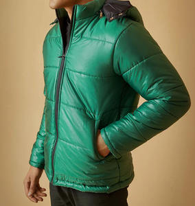 Veste d'hiver unisexe imperméable à capuche amovible Nouveau design Gilet matelassé en coton Fermeture éclair devant Service OEM Tailles XS 6XL - Product Image 4