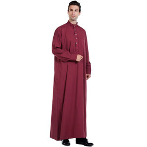 Al Daffah <b>Thobes</b> Any Pattern Long Sleeves <b>Men</b> Jubba Thobe 100% High Quality Islamic Muslim <b>Men's</b> Thobe / Thawb - Product Image 2