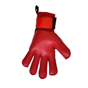 Gants de gardien de but de football professionnels personnalisables en latex noir antidérapant à séchage rapide fermeture à lacets complète des doigts Durable - Product Image 5