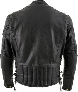 Chaqueta personalizada de cuero genuino, transpirable, a prueba de viento, de alta calidad, para hombres - Product Image 6