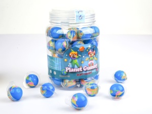 Color azul Planet gomoso ingredientes naturales Caramelo Suave malvaviscos forma de bola dulce característica regalo caramelo para niños precio al por mayor - Product Image 3