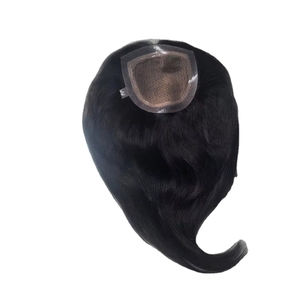 Miraje Topper capillaire pour femme en cheveux Remy indiens, base en soie, ondulations naturelles et profondes, haute densité BD - Product Image 4