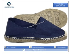 Espadrilles รองเท้าผ้าใบ,รองเท้าผู้หญิงทำจากปอกระเจาสีสันสดใสสไตล์สเปนทำจากปอกระเจาและยางธรรมชาติ Espadrilles ในขนาดที่กำหนดเอง - Product Image 2