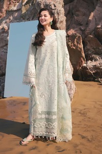 Trajes indios pakistaníes para mujeres listos para usar diseñador algodón césped único Kurta Shalwar Duppatta colección de verano 2023 - Product Image 3