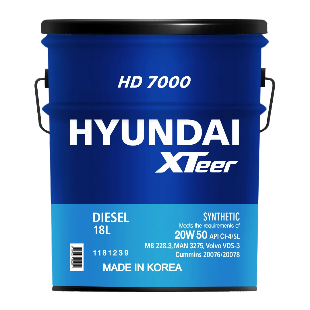 20W50 - Engine Oil - Made By HYUNDAI XTeer HD 7000