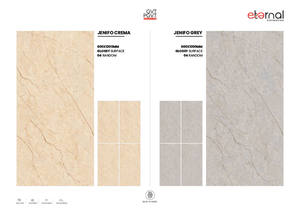 Carreaux de porcelaine émaillés de luxe 600x1200mm, finition beige sable, sol résistant et résistant aux rayures - Product Image 2