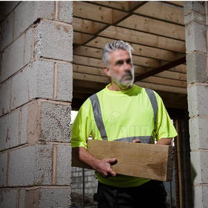 T-shirt de sécurité respirant haute visibilité, chemise de travail réfléchissante pour la construction, t-shirt de travail haute visibilité - Product Image 3