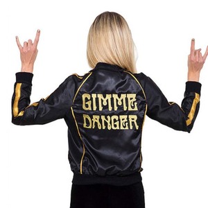 Vente en gros de blouson aviateur en satin avec logo personnalisé Design streetwear vintage pour femmes hommes printemps hiver à la mode universitaire grande taille - Product Image 1